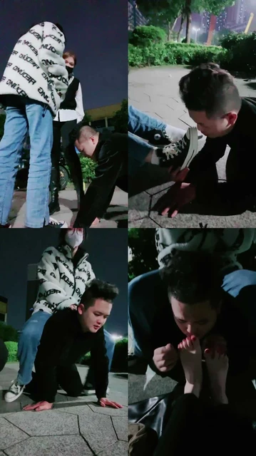 【雪琪琪】带素人闺蜜户外遛狗