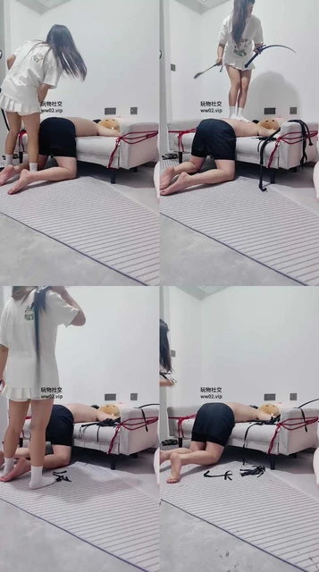 【苏苏不苏】五花大绑-白袜踩踏/重度鞭打