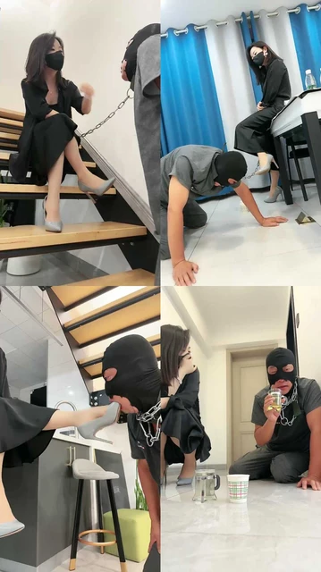 【辣姐】铁链拴狗-居高临下舔脏鞋/耳光/赏赐圣水/骑马/舔马桶