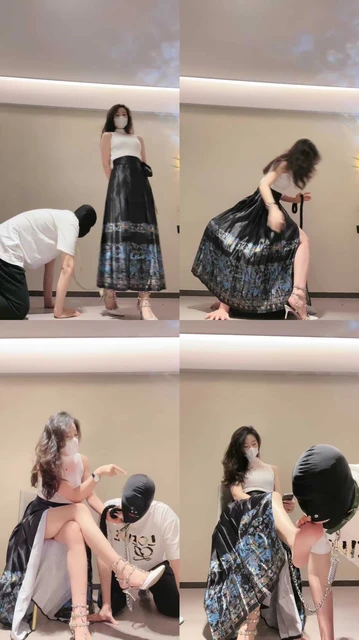 【禾未】马面裙女神S-钻裙子下的气味训练