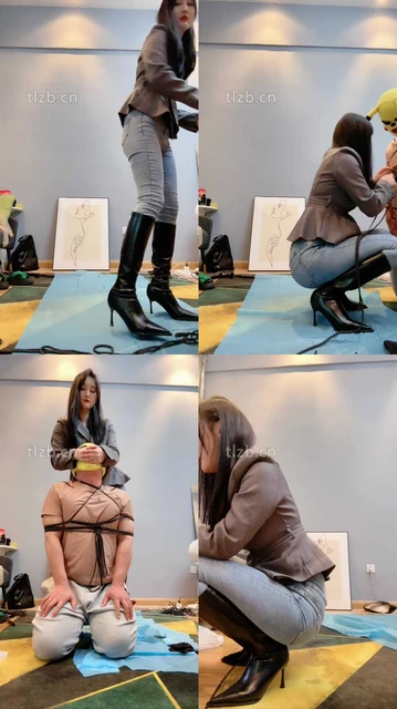 【思诺】长靴胯下辱/五花大绑/强制窒息