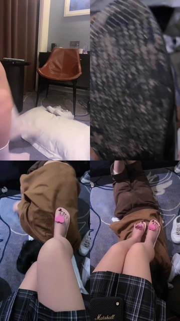 【她的惩罚s】JK小姐姐-白袜裸足闻舔/拖鞋虐地毯狗