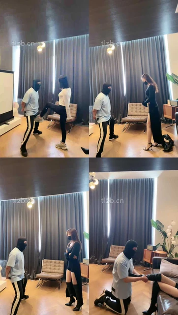 【美美子】双S踢裆场-高跟踩踏碾/手脚鞋底耳光