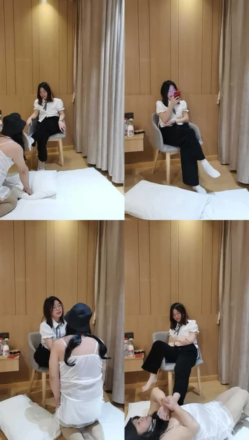 【梨笑】变装狗-跪舔运动鞋白袜/骑脖耳光