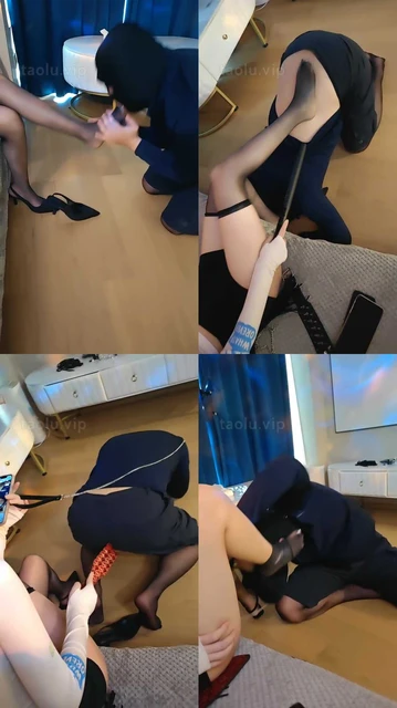 【酒酒S】长腿御姐S-黑丝高跟首调虐【上】