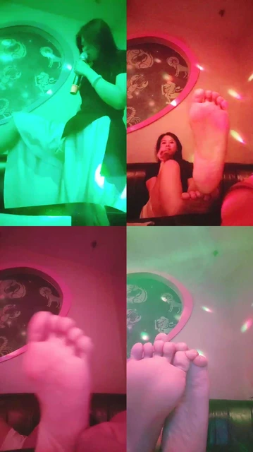 【奶糖】KTV裸足恋足舔