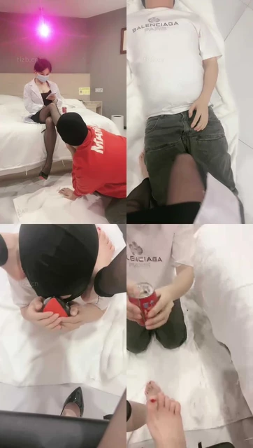 【小原妈妈】黑丝高跟美腿诱惑/踩踏/提档/品尝脚趾