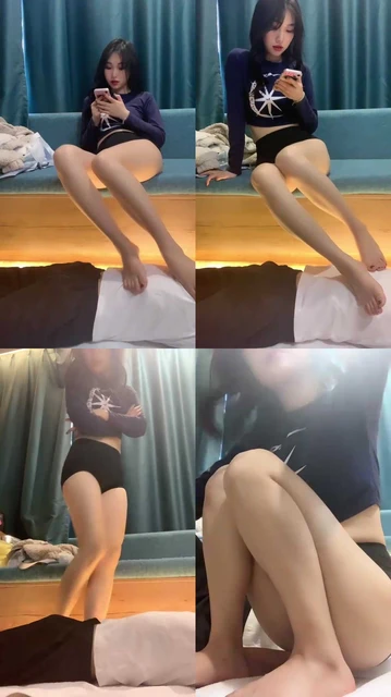 【小x大王】美腿裸足踩脚垫