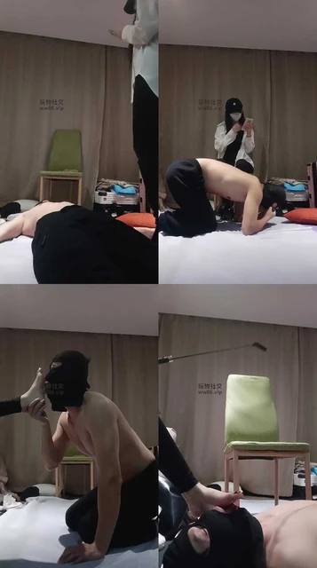 【羽唯姐姐】高跟靴子全体重踩踏/近距离恋足舔