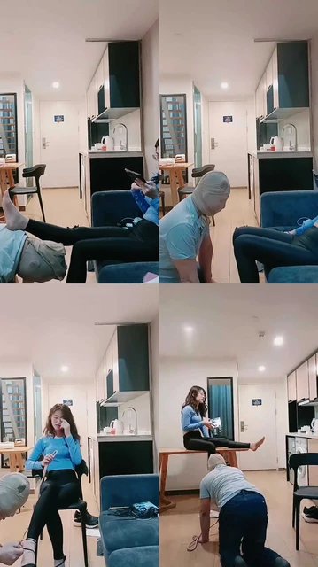 【嘉妮】御姐范抓住偷原味邻居