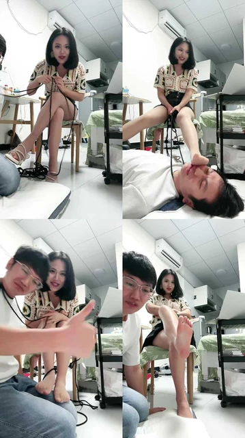 【栀子女王】陪主人直播被虐废