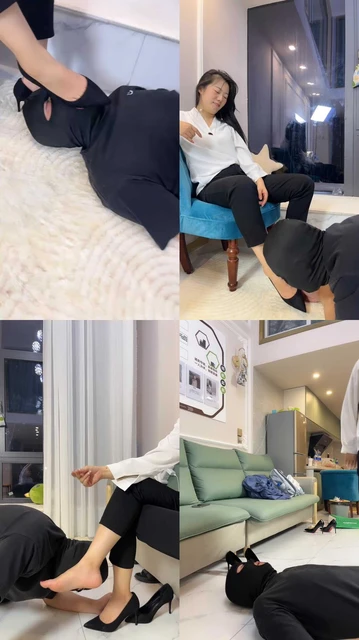 【阿昆】高跟插嘴/全体重踩踏/灌圣水/耳光