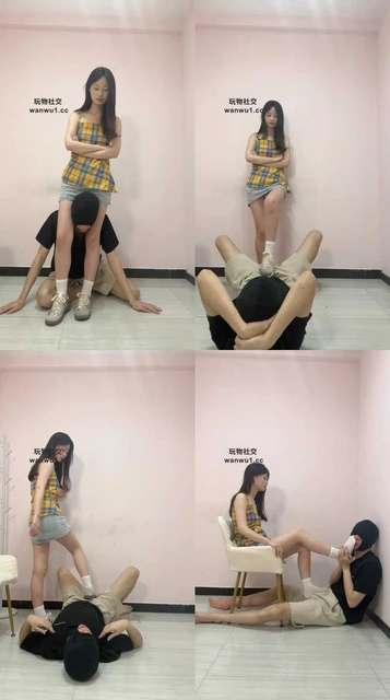 【狗哥】脏脏鞋白袜踩地毯奴/坐脸窒息