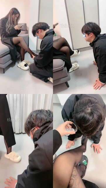 【十八】素人小姐姐首调-跪舔黑丝美腿