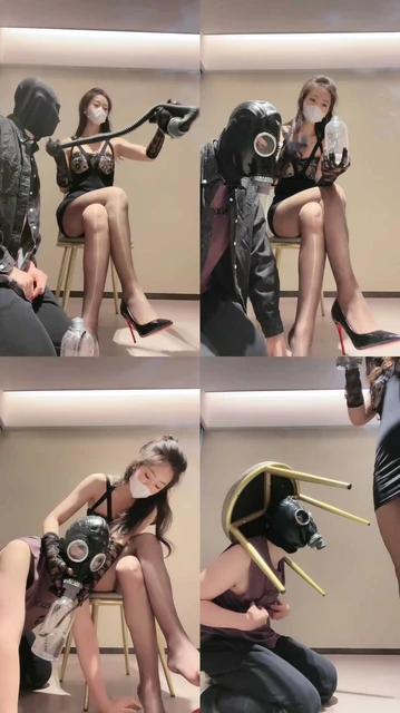 【禾未】高跟黑丝美腿碾压踩/呼吸控制/虐乳/骑狗脖