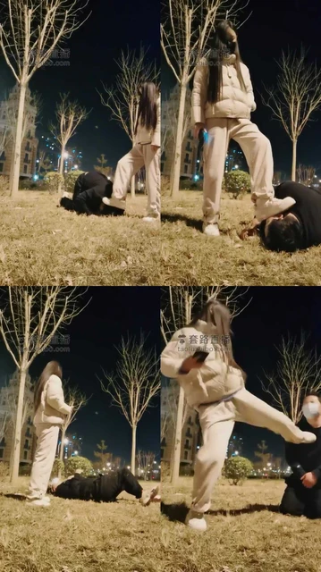 【猫神大人】户外tj暴打猥琐男