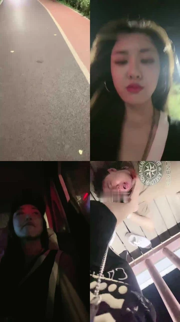 【辣姐】深夜户外犬化抖M男友