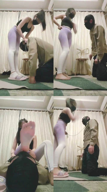 【艾拉】白袜气味羞辱/骑马狗爬/揪耳朵/耳光