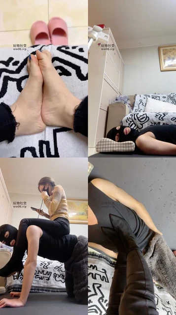 【安安sama】换多双鞋全体重踩踏
