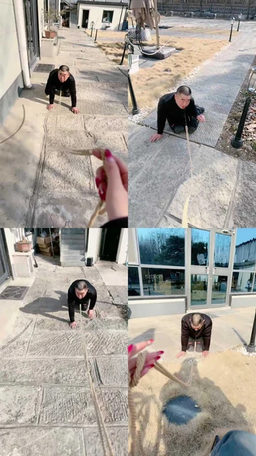 【沅芷】圈养犬化-户外狗链遛狗