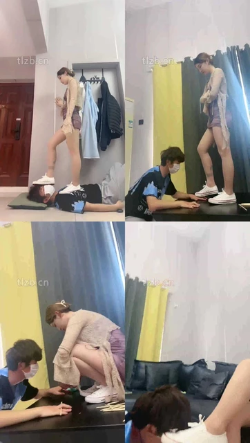 【领主老大】帆布鞋全体重踩踏/碾压狗爪