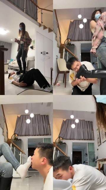 【樱子大人】长靴全体重踩踏/耳光踢踹/重度鞭打/赏赐圣水