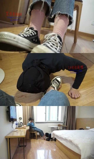 【黑丝诱惑】【瑶瑶】某大二学生瑶瑶帆布鞋踩踏语言羞辱调教