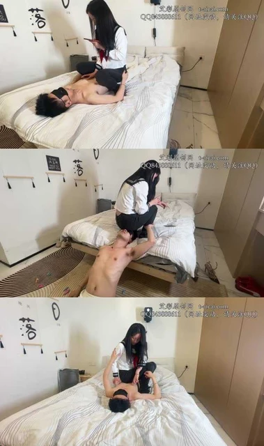 【黑丝诱惑】【晓俞】素人篇：大二学生晓俞牛仔裤全体重坐脸窒息狗奴