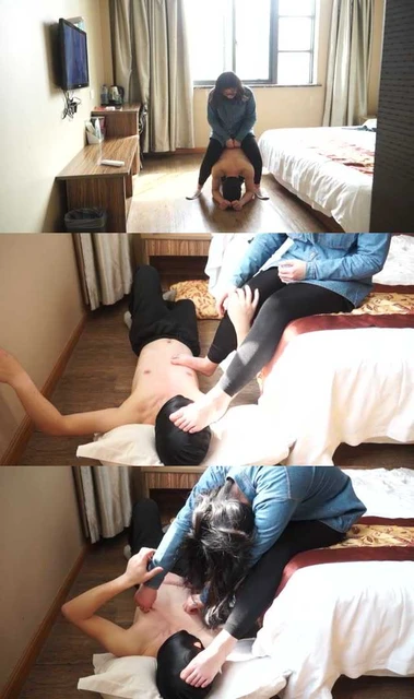 【黑丝诱惑】钰钰羞辱贱奴钻胯