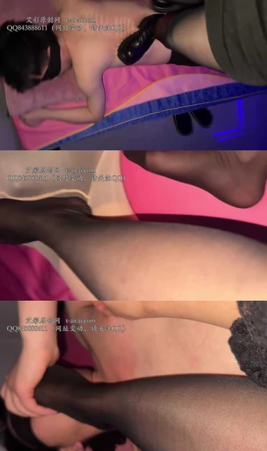 【黑丝诱惑】足浴店美女技师黑丝踢档长靴踩踏脚深喉