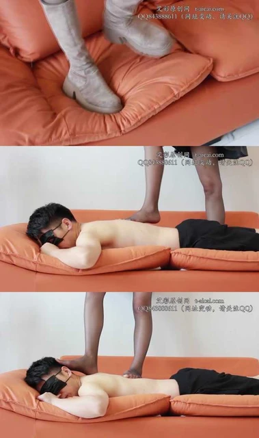 【黑丝诱惑】【馨馨】素人篇：专业舞蹈演员馨馨长靴踩食物黑丝踩脸