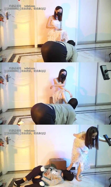 【黑丝诱惑】【沐沐】沐沐水果踩踏喂食调教狗奴舔脏鞋底