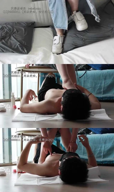 【黑丝诱惑】【晓俞】素人篇：大二学生晓俞小白鞋踩白床舔原味脏鞋底