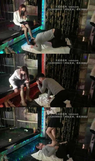 【黑丝诱惑】【沐沐】沐沐黑丝脏长靴喂食重力踢档手撕丝袜