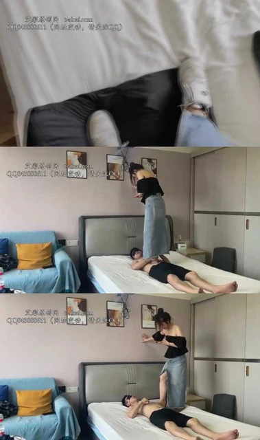 【黑丝诱惑】【晓俞】素人篇：大二学生晓俞小白鞋踩白床肉丝脚耳光