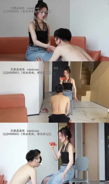 【黑丝诱惑】【晓俞】素人篇：大二学生晓俞原味棉袜塞嘴暴力耳光