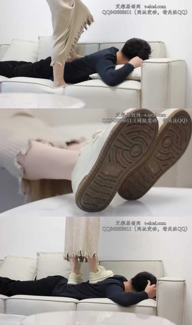 【黑丝诱惑】【芸芸】素人芸芸肉丝小白鞋踩踏