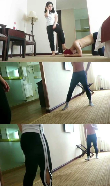 【小黑屋】超美现役60KG级跆拳美女教练踢打！