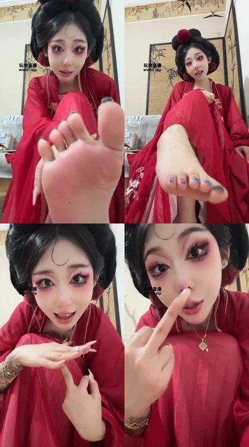 【缈缈】盯射寸止口水裸足