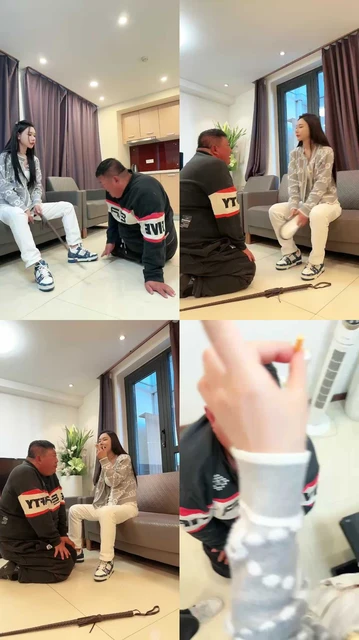 【妮可】重度鞭打踢踹刑虐/狗舌灭烟