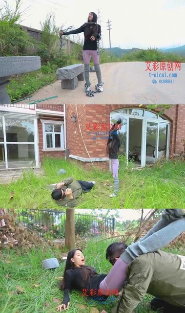 【HPL栖心之栈】【芷晴】芷晴物体破坏+腿刑