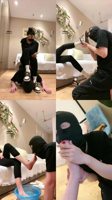 【狸狸】跪舔鞋底/洗脚水窒息/踩踏裸足碾脸