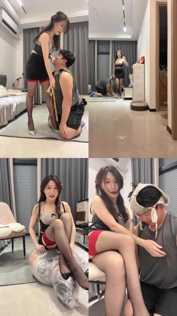 【小麦】彻底驯化-高跟踩踏虐乳