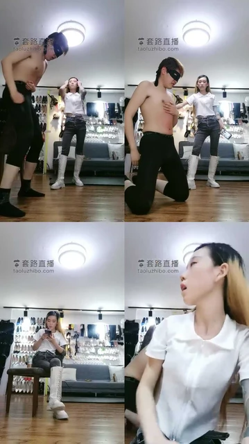 【傲柔】皮靴重度踢肚子-踢到求饶