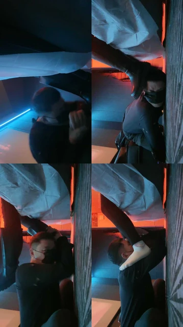 【文文文文】私人影院素人S-皮靴白袜碾压