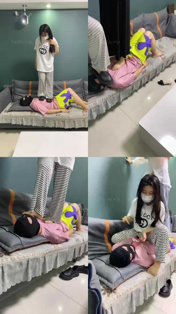 【精神小妹】3S学生主全体重跳踩