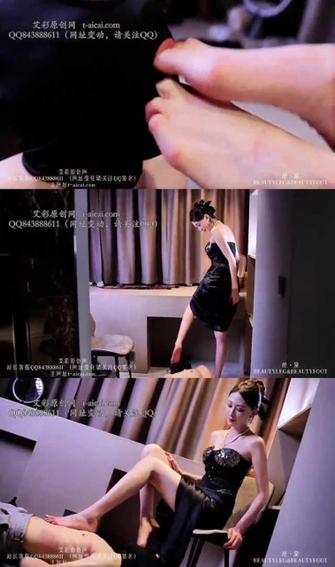 【艾琳】40码美脚车模 深喉插吐南方狗