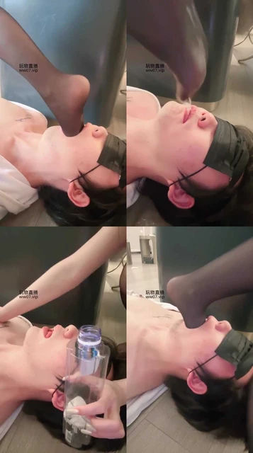 【黛樱】黑丝袜 脚深喉专场