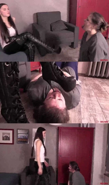 【外国女主】如公主般清纯甜美的Alice虐哭比自己大20岁的女鞋刷子