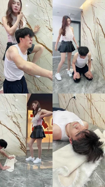 【麋鹿银儿】踹头 鞭打